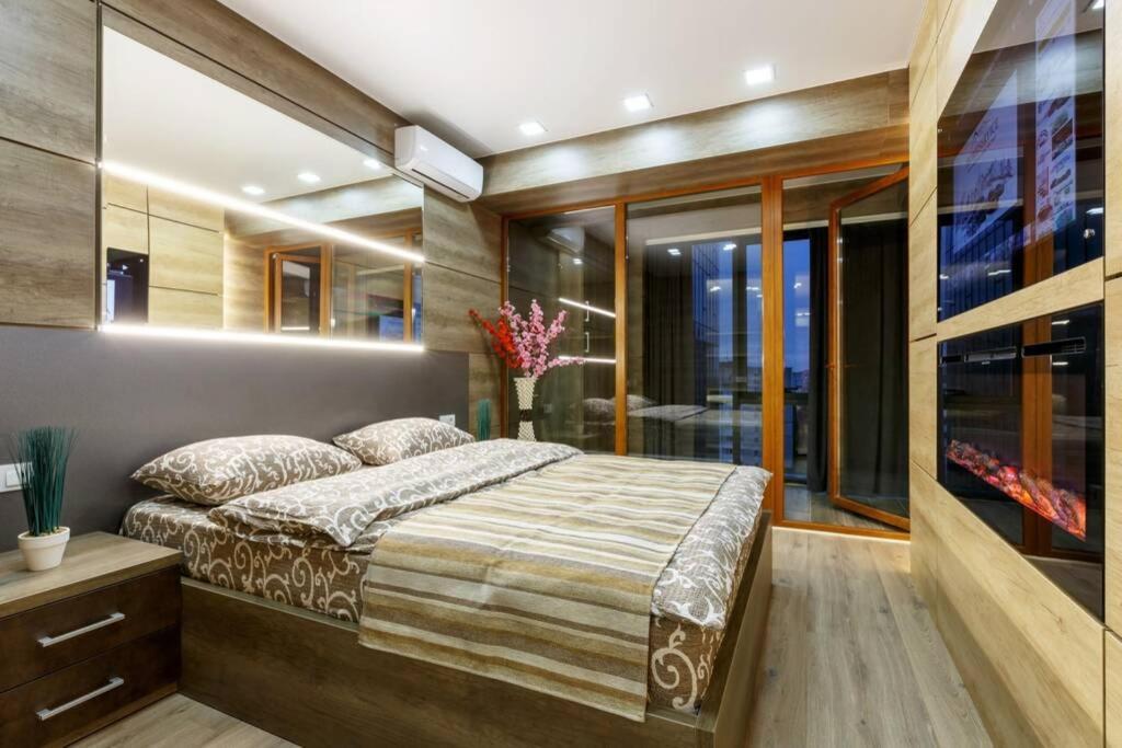 City Center. Panoramic Windows. Fireplace. คีชีเนา ภายนอก รูปภาพ